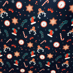 САТЕН С КОЛЕДНИ МОТИВИ 250200-3