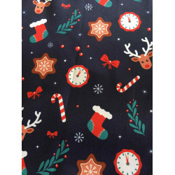 САТЕН С КОЛЕДНИ МОТИВИ 250200-3