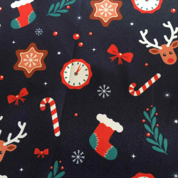 САТЕН С КОЛЕДНИ МОТИВИ 250200-3